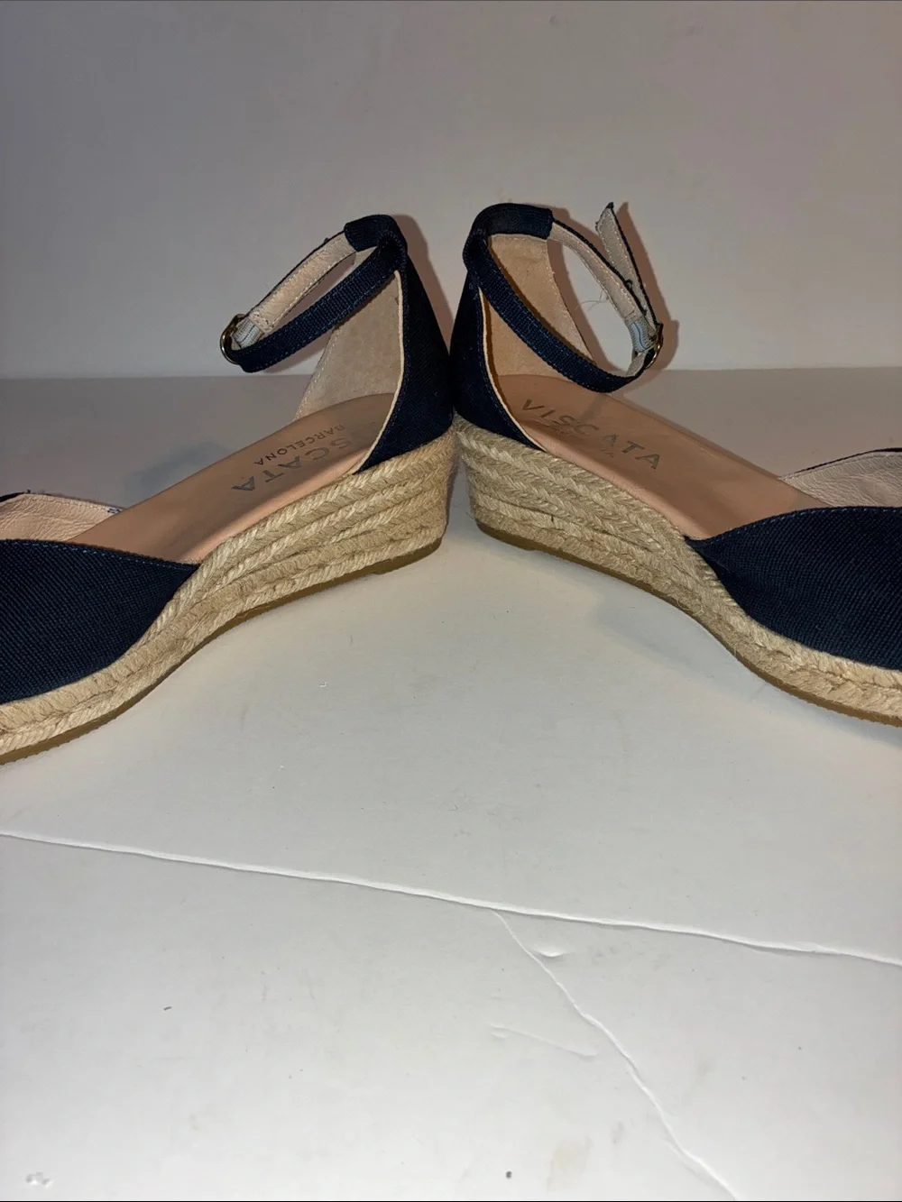 Viscata, Espadrille Wedges, Size EU 38/ US 7, Blue
